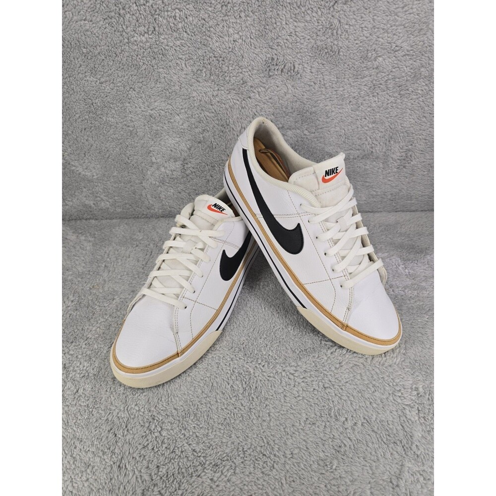 Nike Court Legacy Next Nature Shoes Mens Size 13 White Black CU4150-102